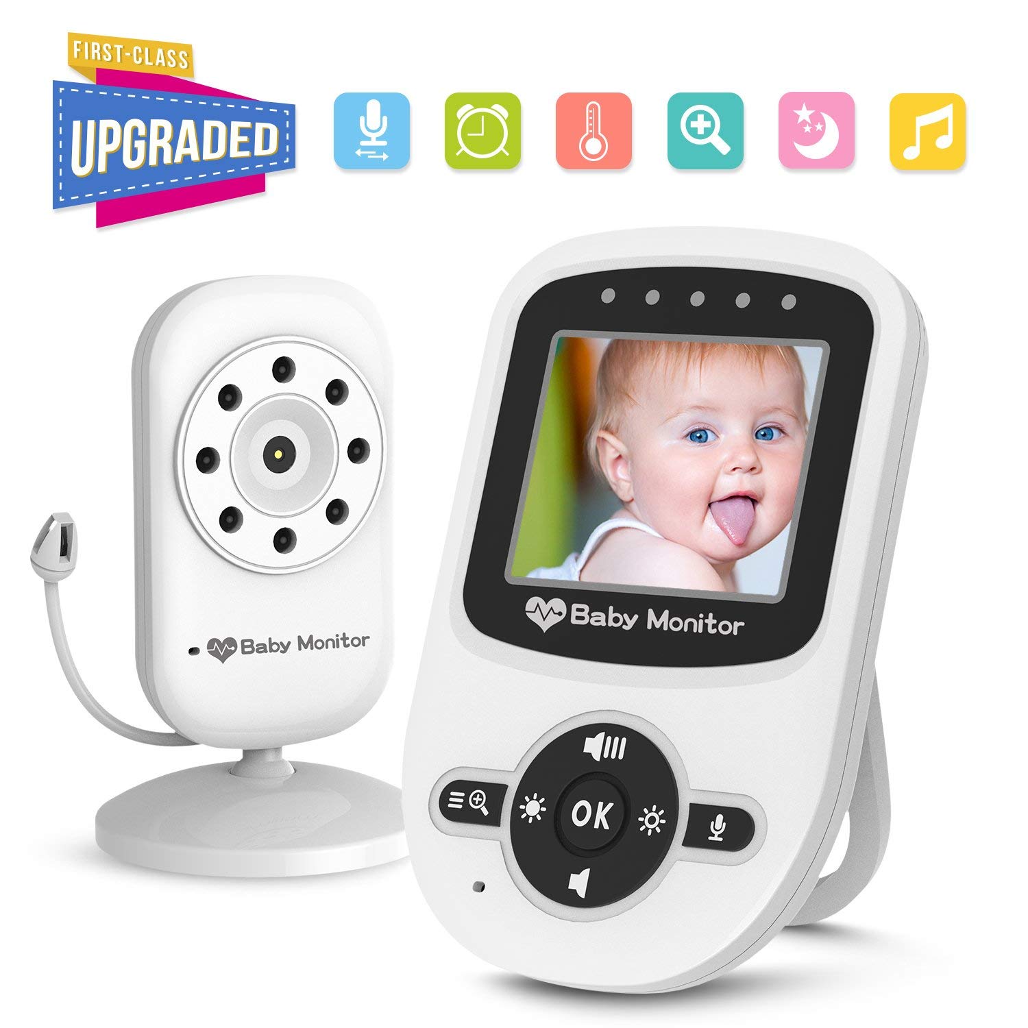 Cry Babies camara de vigilancia 2.4 ġ LCD ̺  IR ߰ ð  尡 µ  ̺ ˶ 